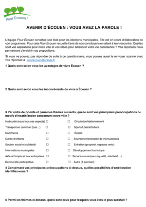 questionnaire general