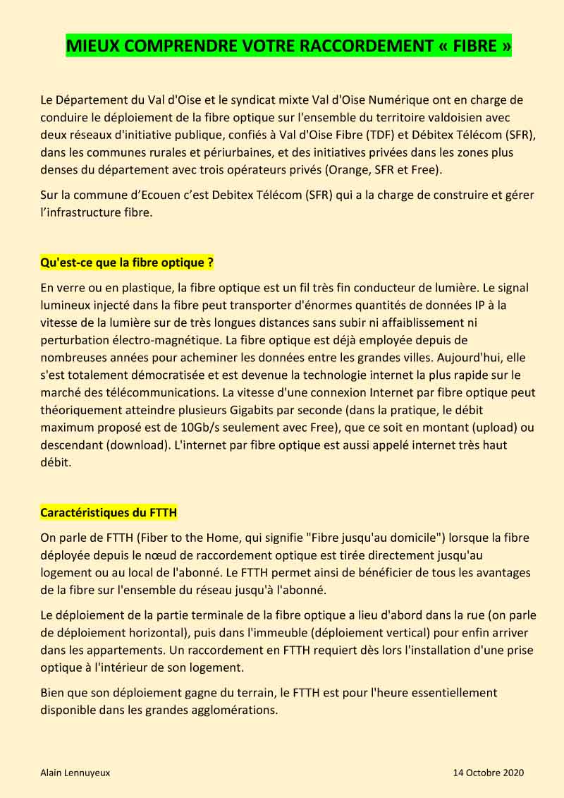 La fibre c'est quoi -1