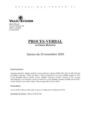 Procés verbal-19nov2020 2020 05 26 Procès verbal-1