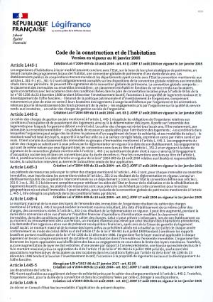 Extraits code de la construction et de l'habitation
