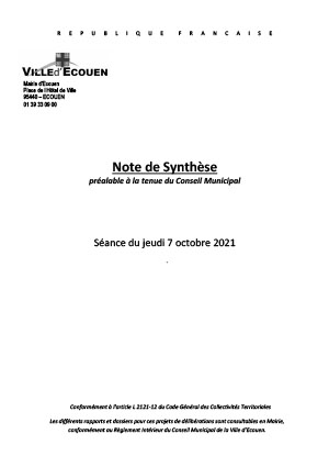 Note de synthèse-1 2020 07 07 Note de synthèse