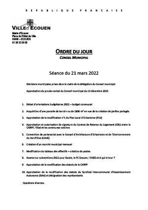 Ordre du jour 2020 07 07 ODJ