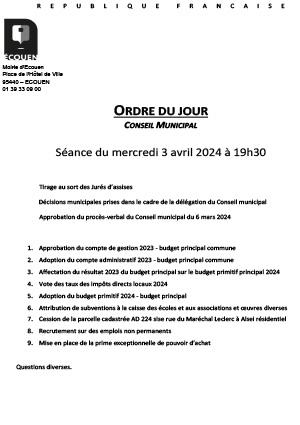 Ordre du jour-1 2020 07 07 ODJ
