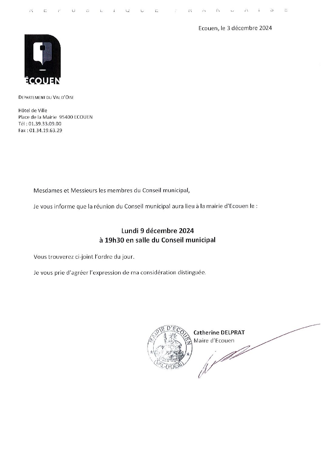 Convocation - Pouvoir