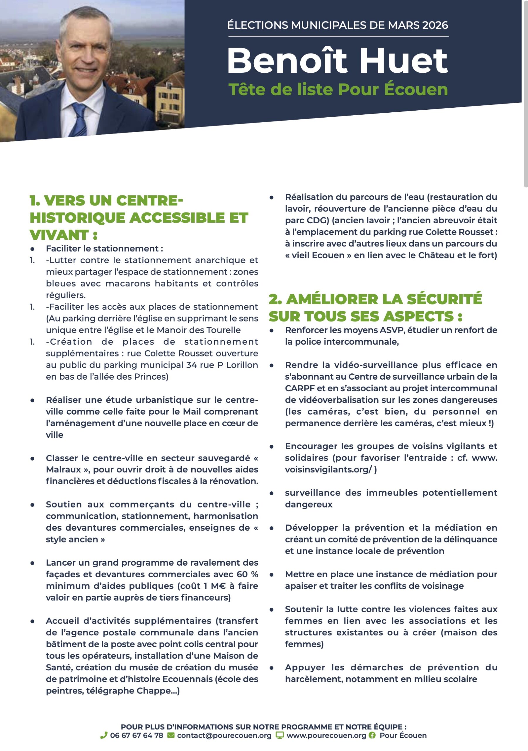 Programme final Pour Ecouen 1